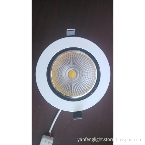 COB 9W LED Downlight Recessed High Power Ceiling Light